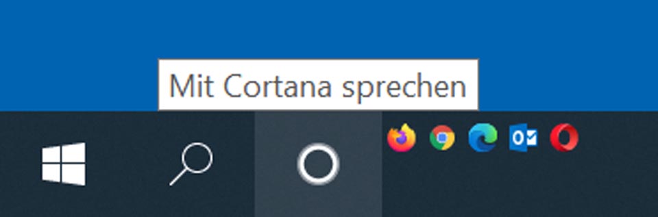 Cortana deaktivieren bei Windows 3