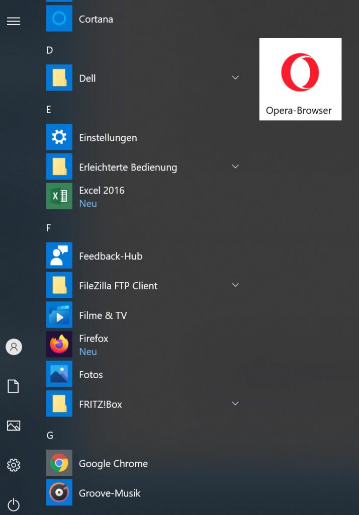 Windows Startmenü anpassen 2