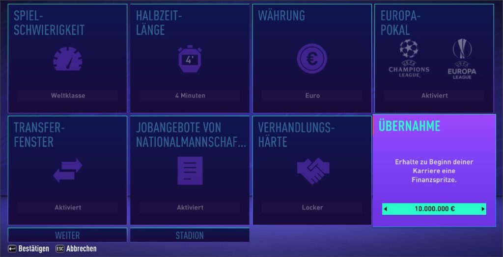 Fifa-Karrieremodus – Finanzspritze: Extra-Geld für den Erfolg 7 Fifa-Karrieremodus – Finanzspritze Extra-Geld für den Erfolg1