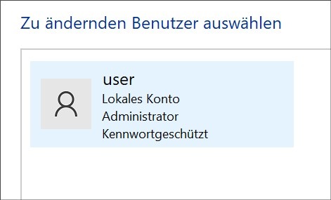 Windows-Administrator ändern1