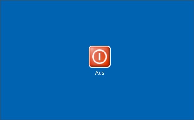 Windows 10 herunterfahren mit nur einem Klick1