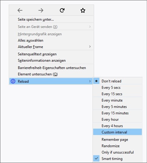 Autoklicker & Autoreload: automatisches Neuladen per Plugin 12 firefox reload matic autoreload plugin2