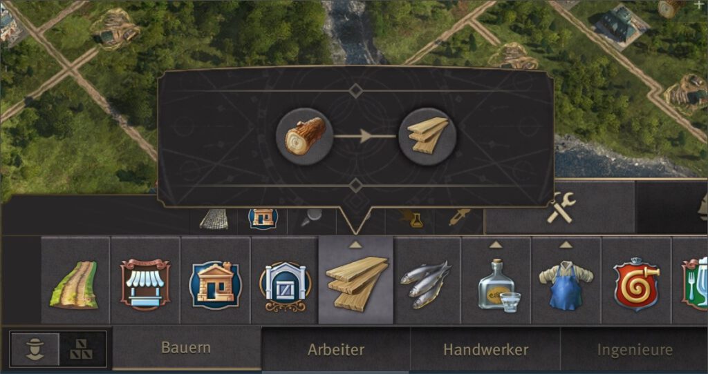 Anno 1800 – optimale und stärkste Bretter- und Holzproduktion – Lösung