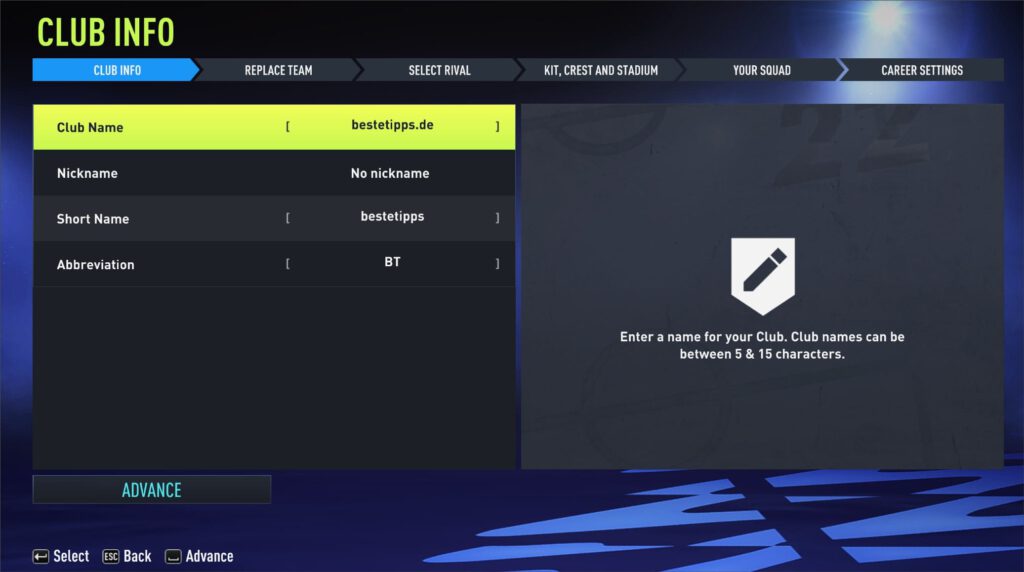 Fifa 22: einen eigenen Verein erstellen – so geht’s 14 Fifa 22 Eigenen Verein erstellen – so gehts