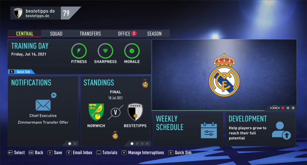 Fifa 22 Training im Karrieremodus – die besten Tipps