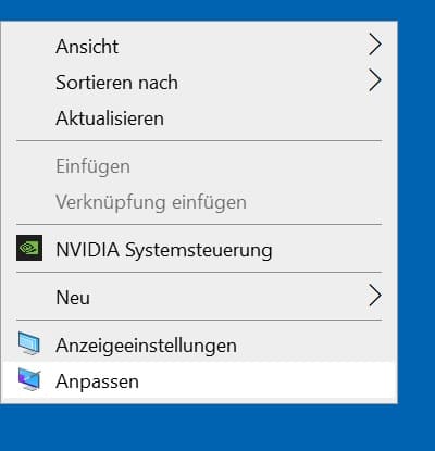 Windows Desktopsymbol Dieser PC weg – Lösung1