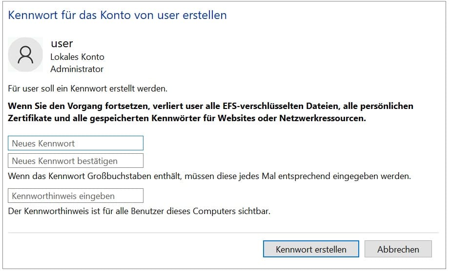 Windows 10 Passwort entfernen – Anmeldung ohne Konto – so geht’s