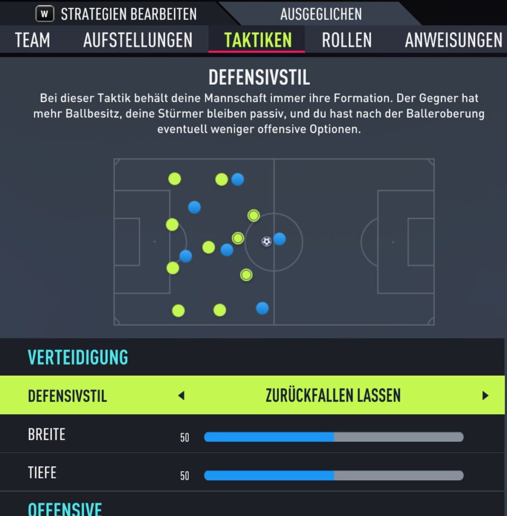 Fifa 22 Karriere Aufstellung optimieren – Teamstrategie anpassen4