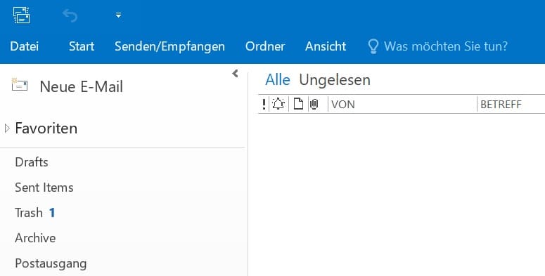 Outlook Menüleiste weg – Menüband bei Outlook ausgeblendet – Lösung 4 Outlook Menüleiste weg – Menüband bei Outlook ausgeblendet – Lösung1