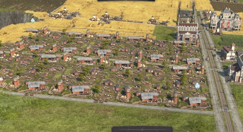 Anno 1800 Optimale Schweineproduktion – Schweinezucht durch Silos verbessern1