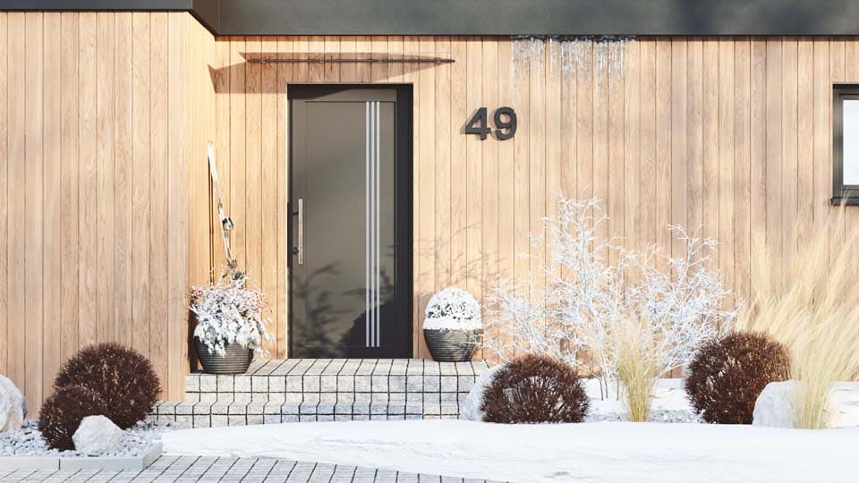 Moderne Nebeneingangstüren aus Kunststoff und ihre Vorteile