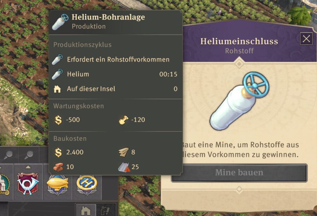 Anno 1800 Reich der Lüfte – Aluminium und Helium für Luftschiffe9