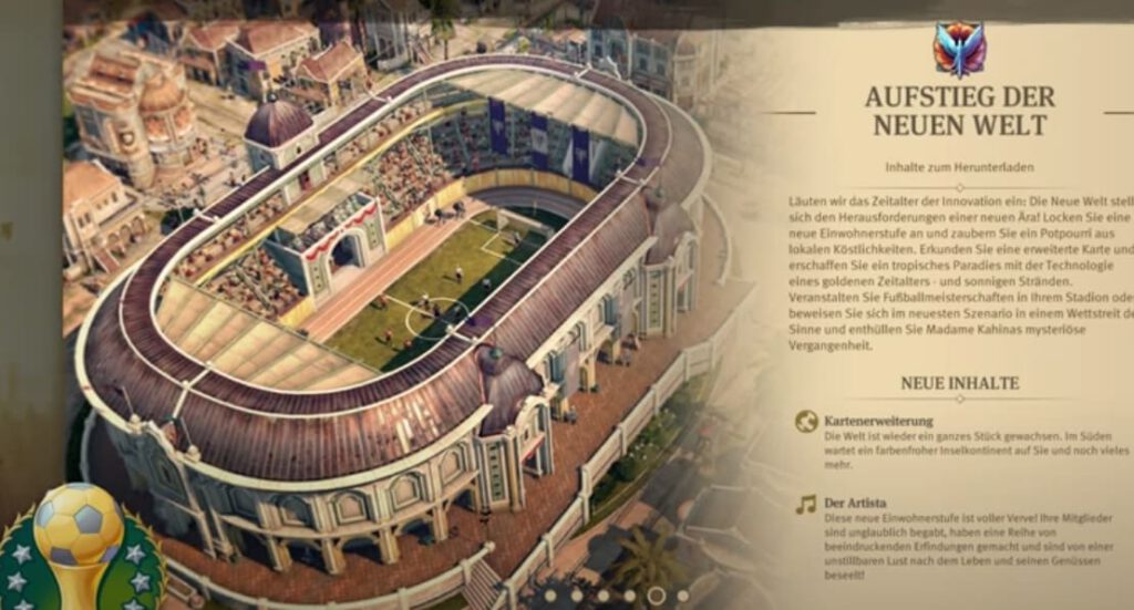 Anno 1800 - auf Playstation 5 und Xbox Series X|S spielen - kostenlos testen 3 Anno 1800 Aufstieg der Neuen Welt – Manola, Artistas und Produktionen1