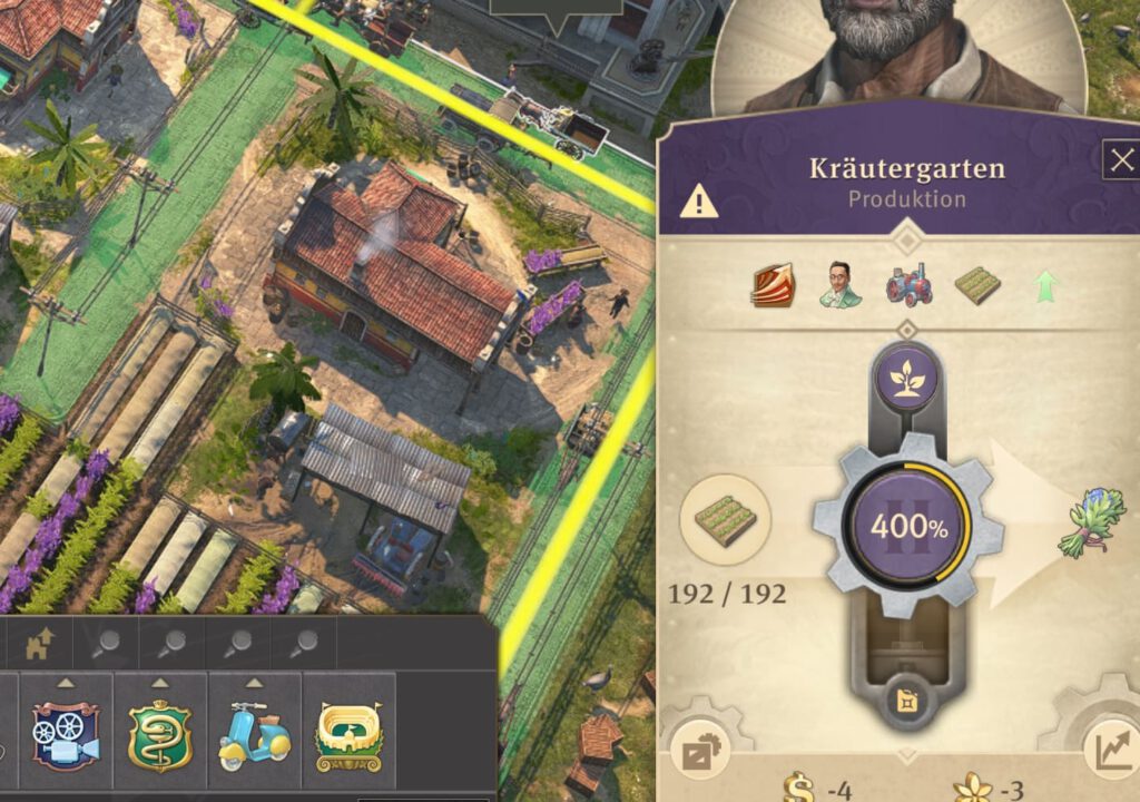 Anno 1800 Kräutergarten auf Manola optimieren – Items und erste Schritte