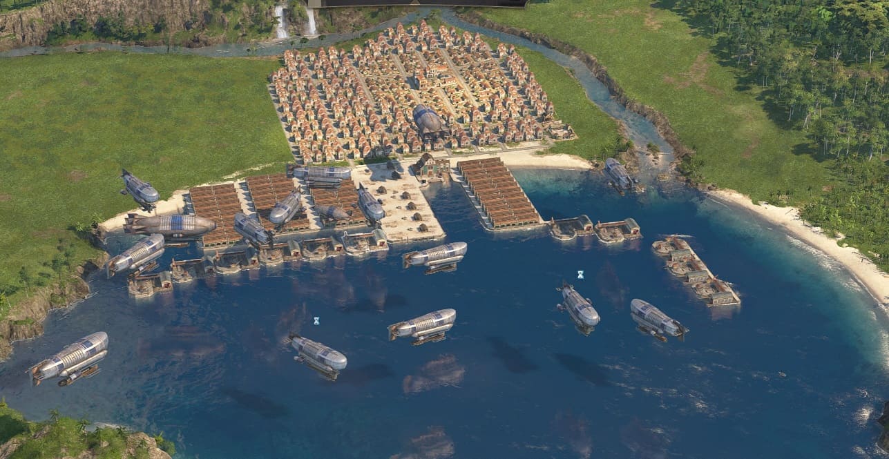 Anno 1800 Manola besiedeln erste Schritte und Elektrizität für Artistas