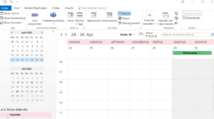 Outlook-Kalender l&auml;sst sich nicht freigeben - Kalender freigeben - L&ouml;sung