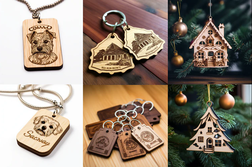 Weihnachts-Laserbasteleien zum Herstellen mit OMTech-Maschinen 3 image 2