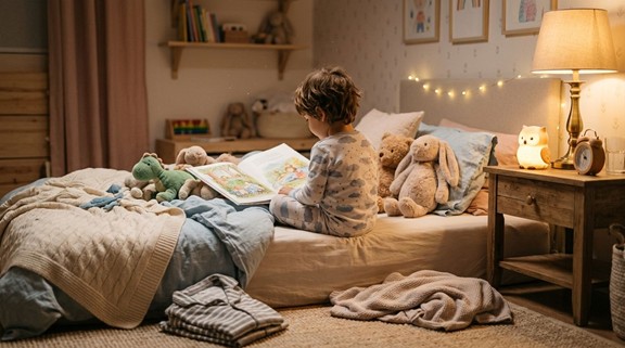 Abendritual im Vergleich: Diese Bausteine helfen Kindern beim Einschlafen